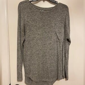 Gray Knit Long Sleeve
